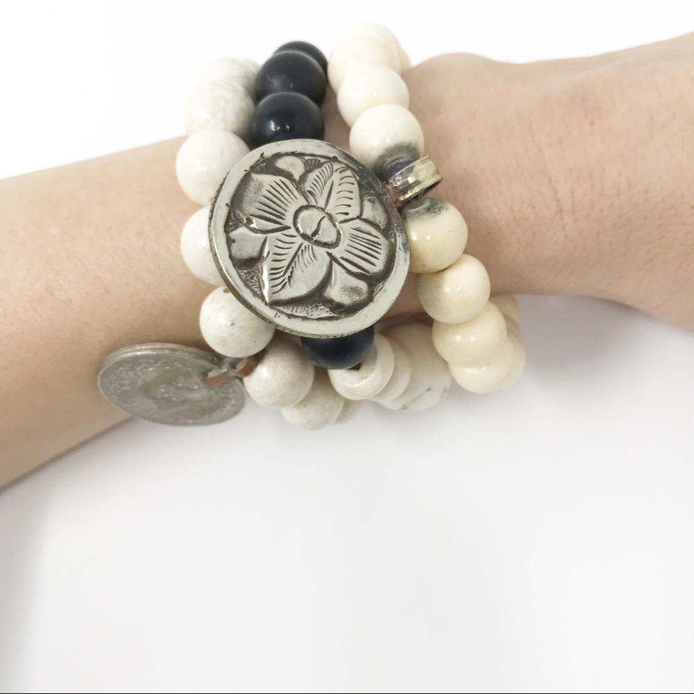 Three Stackable Excellent Quality Bracelets